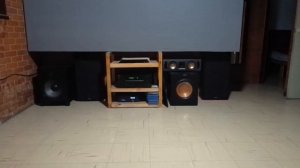 central Klipsch rc-35 125w 500w continuos doble woofer 6.5