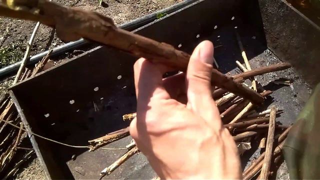 Шашлык из курицы. Курица улетела! Пришлось догонять! 😁