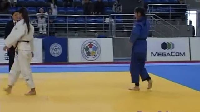 Дзюдо. Турнир "Хан Манас"-2016. 48 кг ут. Мусилим А. (Казахстан)-Токтобаева А. (Кыргызстан) смотреть онлайн