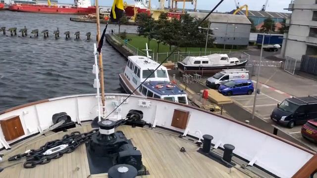 Royal Britannia, Floating Palace, Edinburgh. Historical places to visit in Scotland, United Kingdom смотреть онлайн