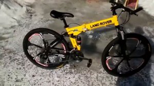 Велосипед на литых дисках 26 колёса 21 скорость обзор складная рама