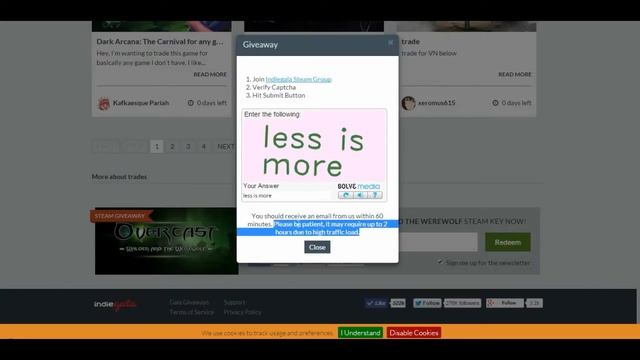 Как БЕСПЛАТНО Получить игру в STEAM 16/08/15 Steam Giveaway смотреть онлайн