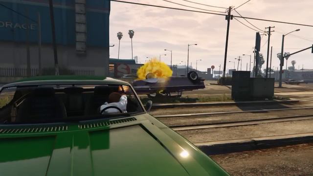 CJ is back in Grove Street - Ballas vs Families GTA 5 Machinima Movie смотреть онлайн