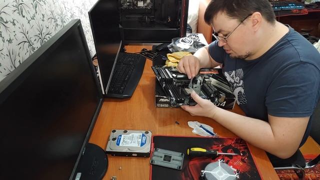 Будни сборщика ПК. Апгрейд неправильной сборки с Avito. Ryzen 2200G пересборка и гайд по чистке