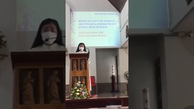 still a Responsorial Psalm😊 from the book of Daniel 3:52, 53, 54, 55, 56 смотреть онлайн