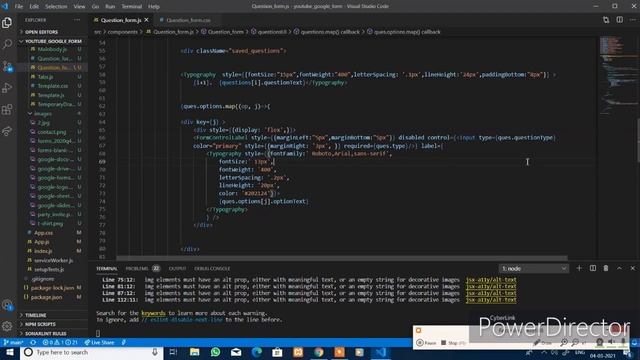 Google-Form-Clone | Question Form | Complete designing | part-1 смотреть онлайн
