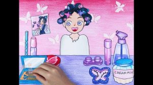 KANAO Demon Slayer Cosplay MAKEUP | Stop Motion Paper || Seegi Channel