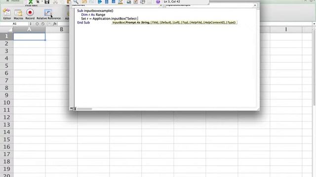 Excel VBA macro tip: How to use InputBox смотреть онлайн