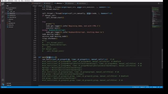 ros2 callbacks and executors to avoid deadlock смотреть онлайн