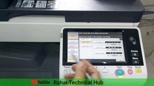 How to Add IP addreas on a Konica Minolta Bizhub 227 287 смотреть онлайн