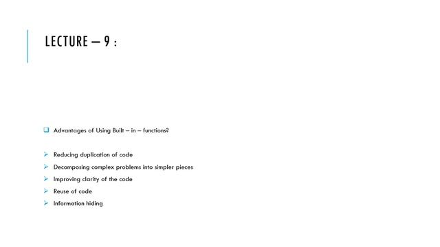 Advantages of Built In | Part 9 | Learn Python from Zero to Professional with many projects | смотреть онлайн