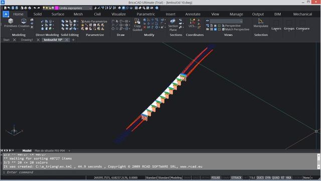 Export DWG 3D to Google Earth in "Topography in AutoCAD or BricsCAD" software смотреть онлайн