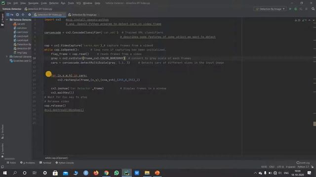 Real Time Vehicle Detection Project using Python смотреть онлайн