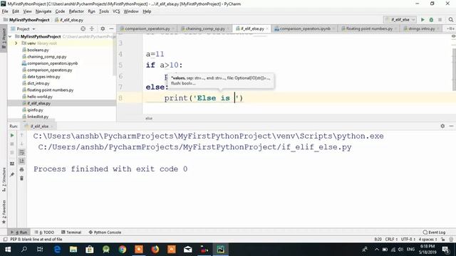 [HINDI] BIT-PY Beginner's Python Course | Part #20 | if elif else stataments смотреть онлайн