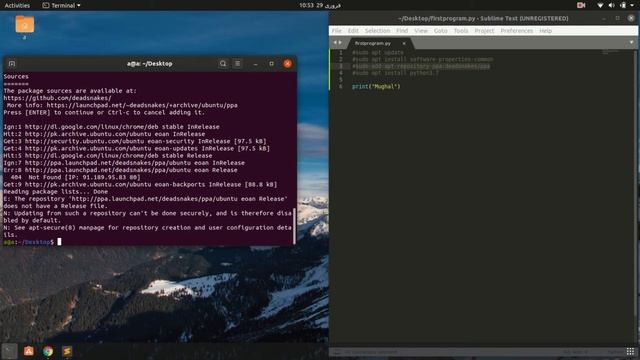 How to Install Python on Ubuntu | [CodeWithMJ] смотреть онлайн