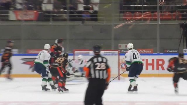 «Омские Крылья» отыгрались с 0:2, а шайба Зията Пайгина принесла омичам победу смотреть онлайн