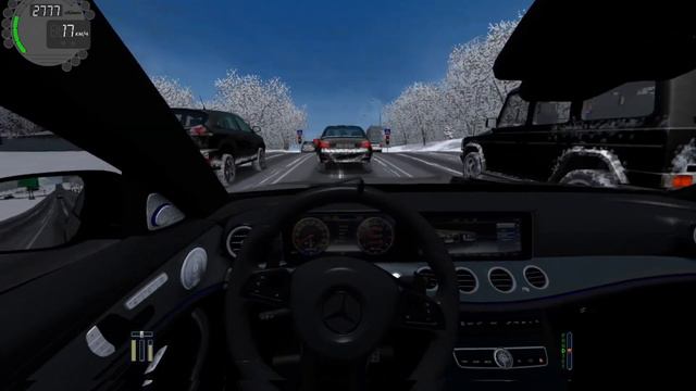 Еду к бабушке и дедушке в деревню в City Car Driving смотреть онлайн