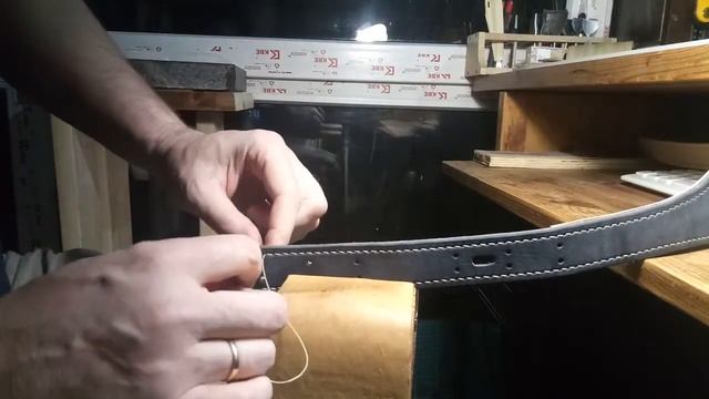 Кожаный ошейник-селедка для Американского булли / Процесс изготовления ошейника / Ручная работа смотреть онлайн