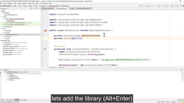 How To Add AdMob Ads In Android App - Interstitial Ads смотреть онлайн