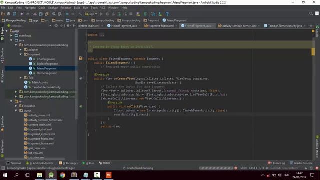 Android Studio - Tutorial Material Design (Floating Action Button) смотреть онлайн