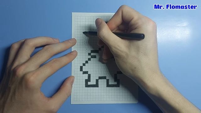 Как Нарисовать Человека-Паука По Клеточкам ? / How to Draw Spider-Man ? / Рисунки по клеточкам смотреть онлайн