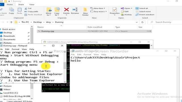 Merge and Delete Branch , Git Diff смотреть онлайн