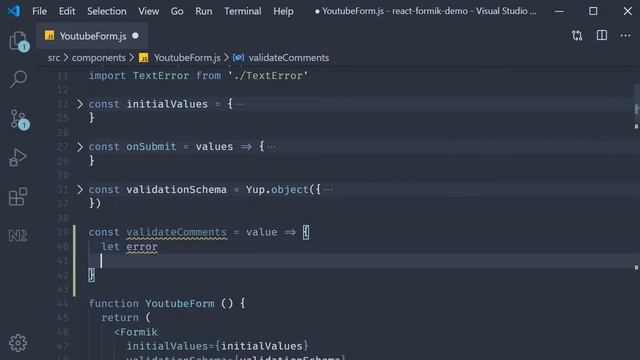 React Formik Tutorial - 25 - Field Level Validation смотреть онлайн