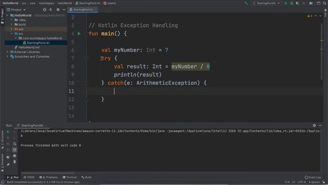 Mastering Kotlin - 042 - Kotlin Try - Catch - Part - 1 - Kotlin Tutorial Bangla смотреть онлайн