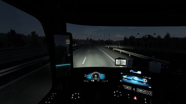 ETS2 1.43 - ProMods 2.60 - Mercedes-Benz Actros 1851 Edition 1 - Trip: Kassel - Groningen смотреть онлайн