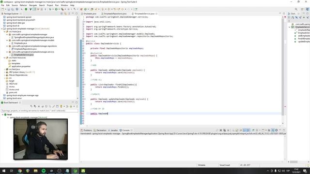 Employee Manager Part 1 - Spring Backend смотреть онлайн
