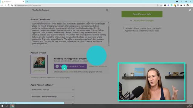 Create Your Podcast Artwork with Canva and Buzzsprout Integration смотреть онлайн