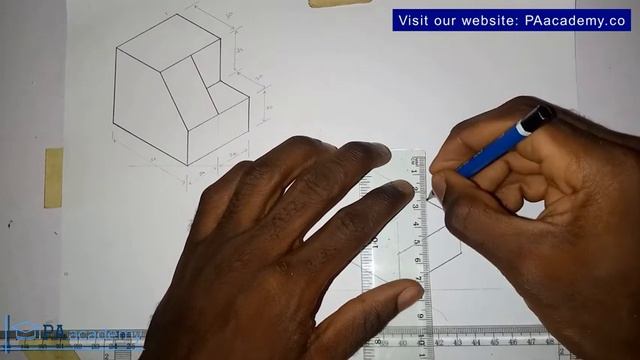 How to Draw Angles that are not at 30 Degrees in Isometric Projection | Isometric Projection #17 смотреть онлайн