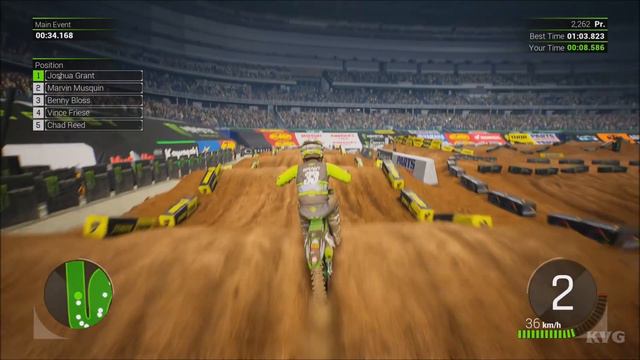 Monster Energy Supercross 2 - Arlington (AT&T Stadium) - Texas Gameplay (PS4 HD) [1080p60FPS] смотреть онлайн