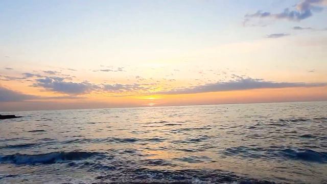 Первый день зимы.Закат на пляже"Коралл".Адлер. смотреть онлайн