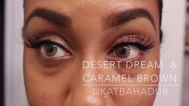 Desio Contact Lenses Review : Caramel Brown & Desert Dream смотреть онлайн
