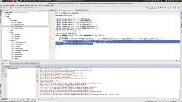 Java EE 26: JSP 11: Servlet Context смотреть онлайн