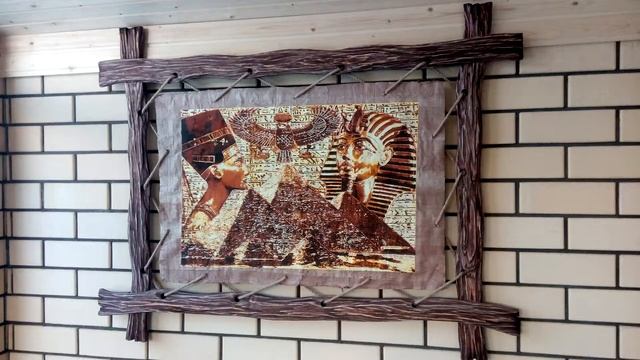 Рамка для картины - рустикальный стиль. смотреть онлайн