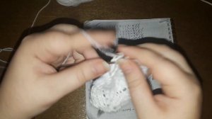 Шраг спицами/МК узора