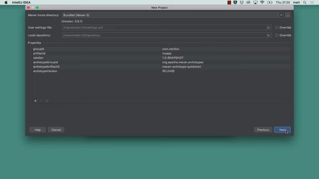 Creating a Maven Project in Intellij IDEA смотреть онлайн