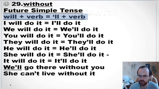 ENGLSH WORDS WITH EXAMPLES AND ENGLISH GRAMMAR EXPLANATIONS 21 30 смотреть онлайн