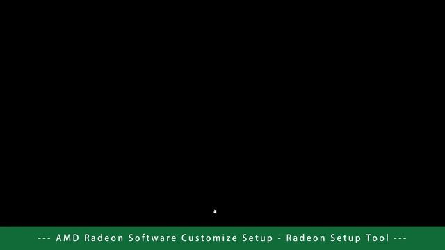 Via AMD Radeon Software Customize Setup To Custom Install AMD Software: Adrenalin Edition.