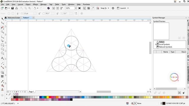 CorelDRAW Tutorial - How To Make Pattern In CorelDRAW 2018