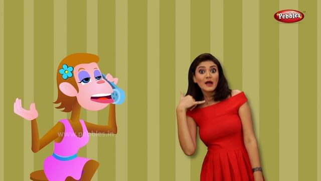 Five Little Monkeys Jumping on the Bed With Actions | Children Nursery Rhymes With Actions | Poems смотреть онлайн