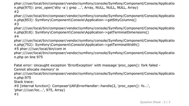 PHP : PHP Composer update "cannot allocate memory" error (using Laravel 4) смотреть онлайн