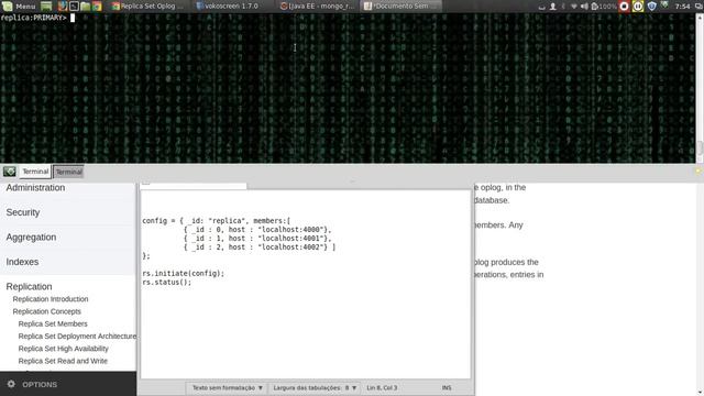 Alta disponibilidade em MongoDB com ReplicaSet смотреть онлайн