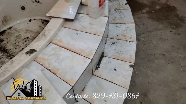 Escalones de Jacuzzi en ceramica смотреть онлайн