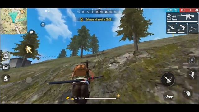 Garena Free Fire | Full Gameplay | 25 Kills | Full Rush | Free Fire Game Online | Spidy Gamer
