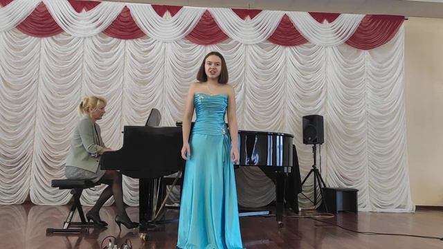 Малюшкина Дарья. 13 лет. Русская народная песня "Родина" обр. С. Сиротина смотреть онлайн