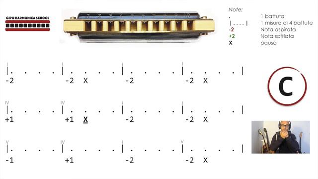 Esercizio 13 - Armonica Diatonica - Exercise 13 - Diatonic Harmonica смотреть онлайн