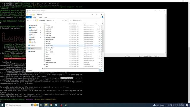What is required for Laravel+Vue.js development. Necessary tools. Windows 10 смотреть онлайн
